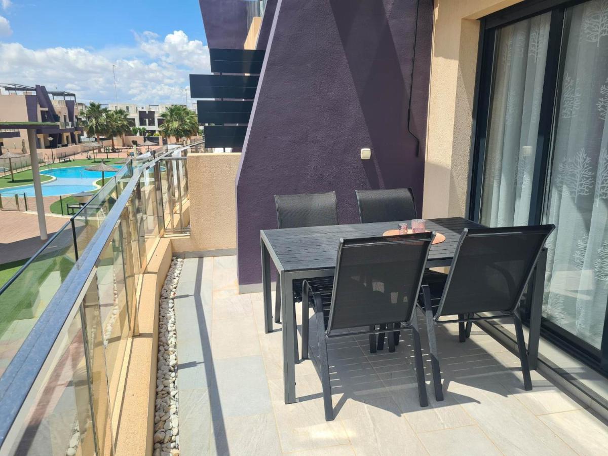 Higuericas Costa 222 Haerlig Takterrass Med Havsutsikt - Pool Och 250M Till Stranden Torre de la Horadada Bagian luar foto